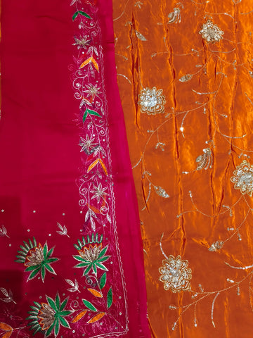 Rajan zardoji handwork odhni