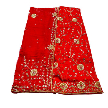 Rajputi Poshak – Zardozi Dabka Bamber Satin with Thakhurji Odhni – Ganga Rajputi Poshak, Bikaner