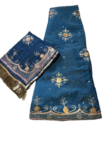 Rajputi Poshak – Kundan Zari Tissue – Humrahi Odhni – Ganga Rajputi Poshak, Bikaner