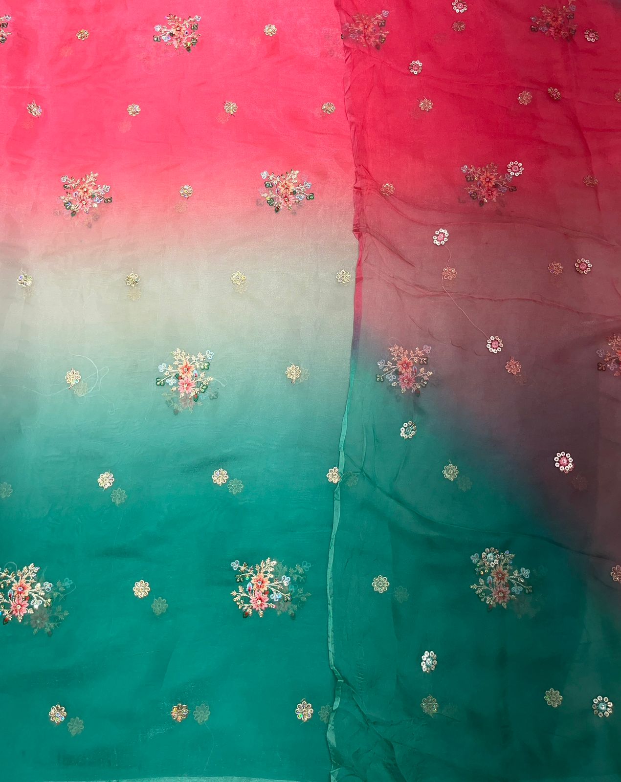 Elegant Modal Silk Suit Set with Designer Odni – Full Dress ₹1800 | Upada Boutique