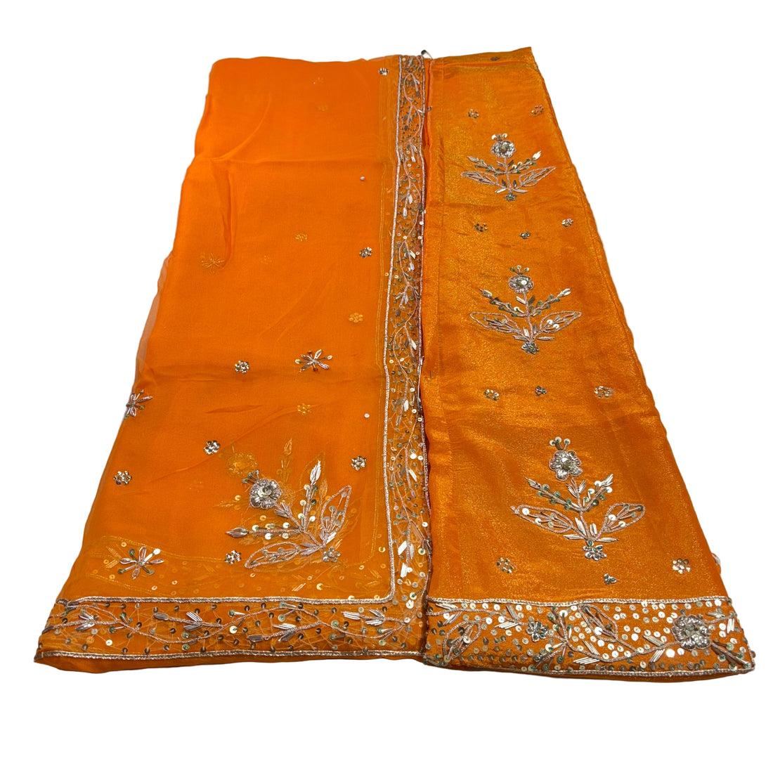 Rajputi Poshak – Zardozi Zari & Sequin Tissue with Thakhurji Odhni – Ganga Rajputi Poshak, Bikaner
