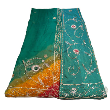 Rajputi Poshak – Zardozi Kundan Handwork with Pure Odhni – Ganga Rajputi Poshak, Bikaner