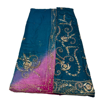 Rajputi Poshak – Zardozi Dabka Sequin Natural Crepe with Thakurji Odhni – Ganga Rajputi Poshak, Bikaner