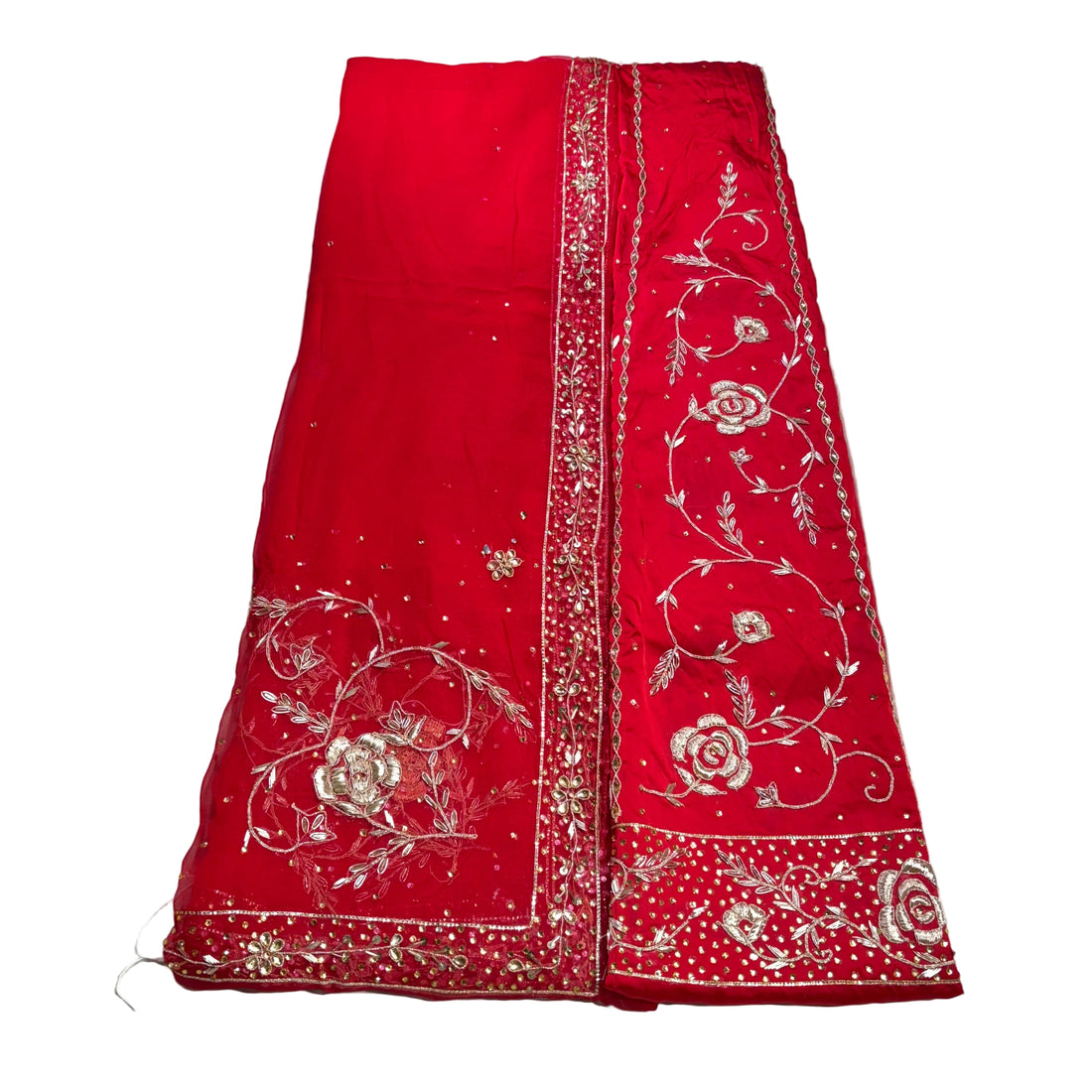 Rajputi Poshak – Zardozi & Cut Dana Bamber Satin with Thakhurji Odhni – Ganga Rajputi Poshak, Bikaner
