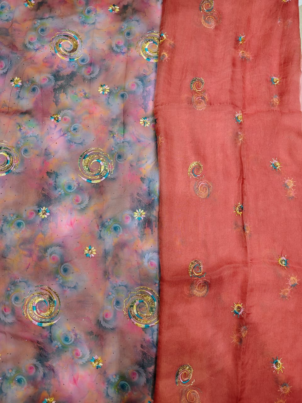 Elegant Tora Odhni Dress Set | Premium Fabric Rajputi Poshak | Festive Wear