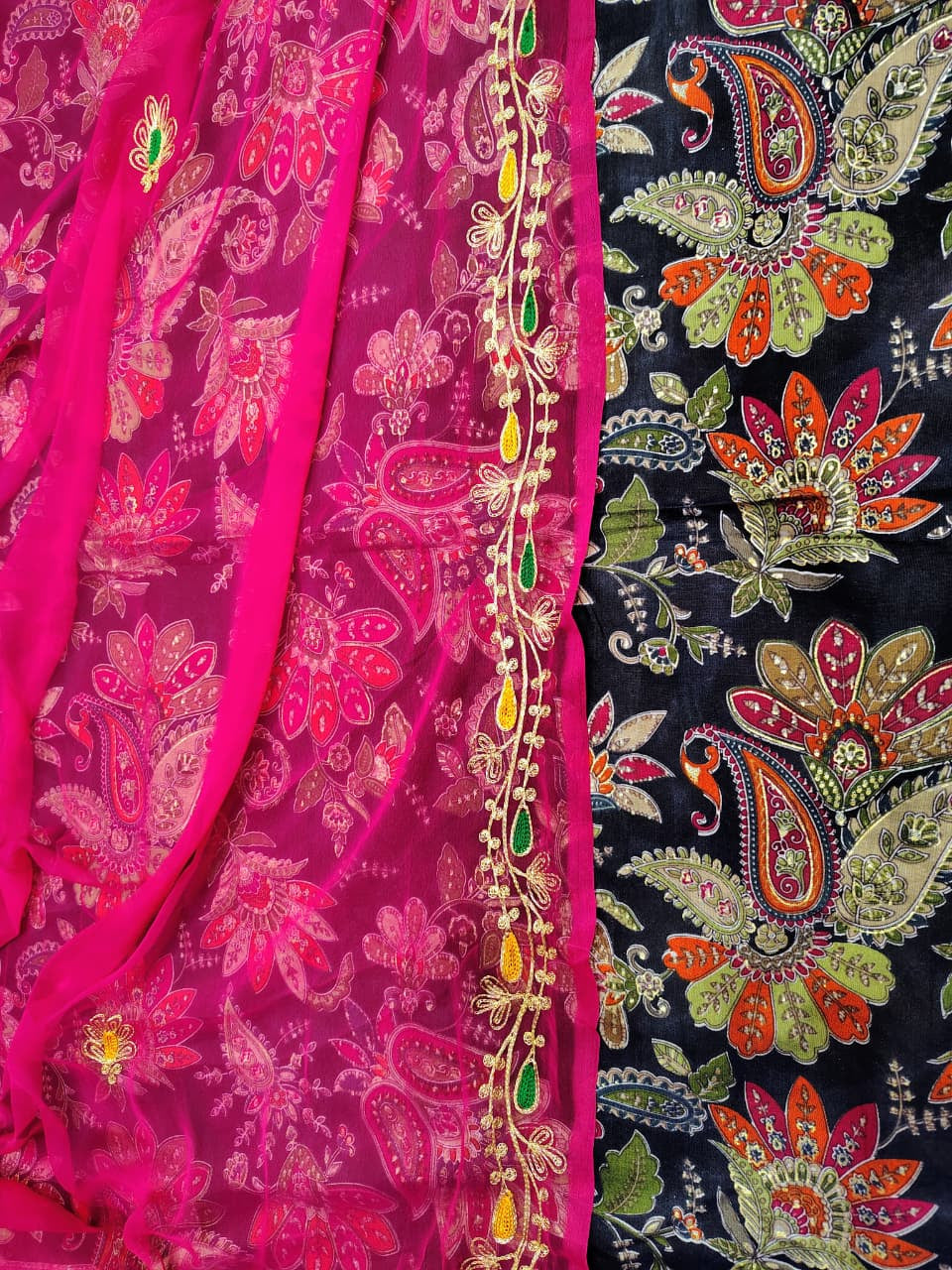 Rajputi Poshak – Modal Silk with Humrahi Odhni – Ganga Rajputi Poshak, Bikaner