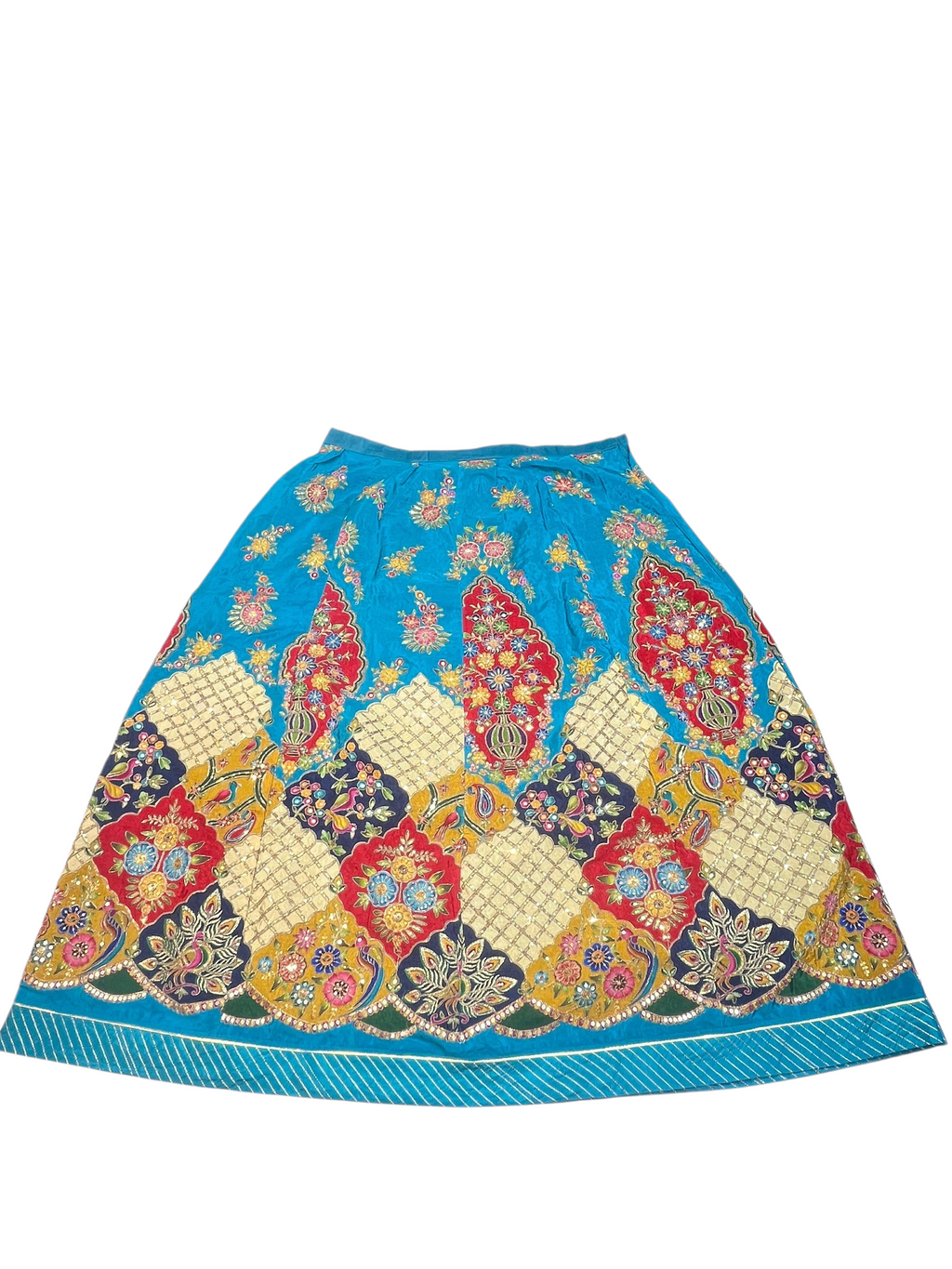 Pure Heavy Border Rajputi Fabric Set – Premium Multicolor Designer Traditional Wear Fabric