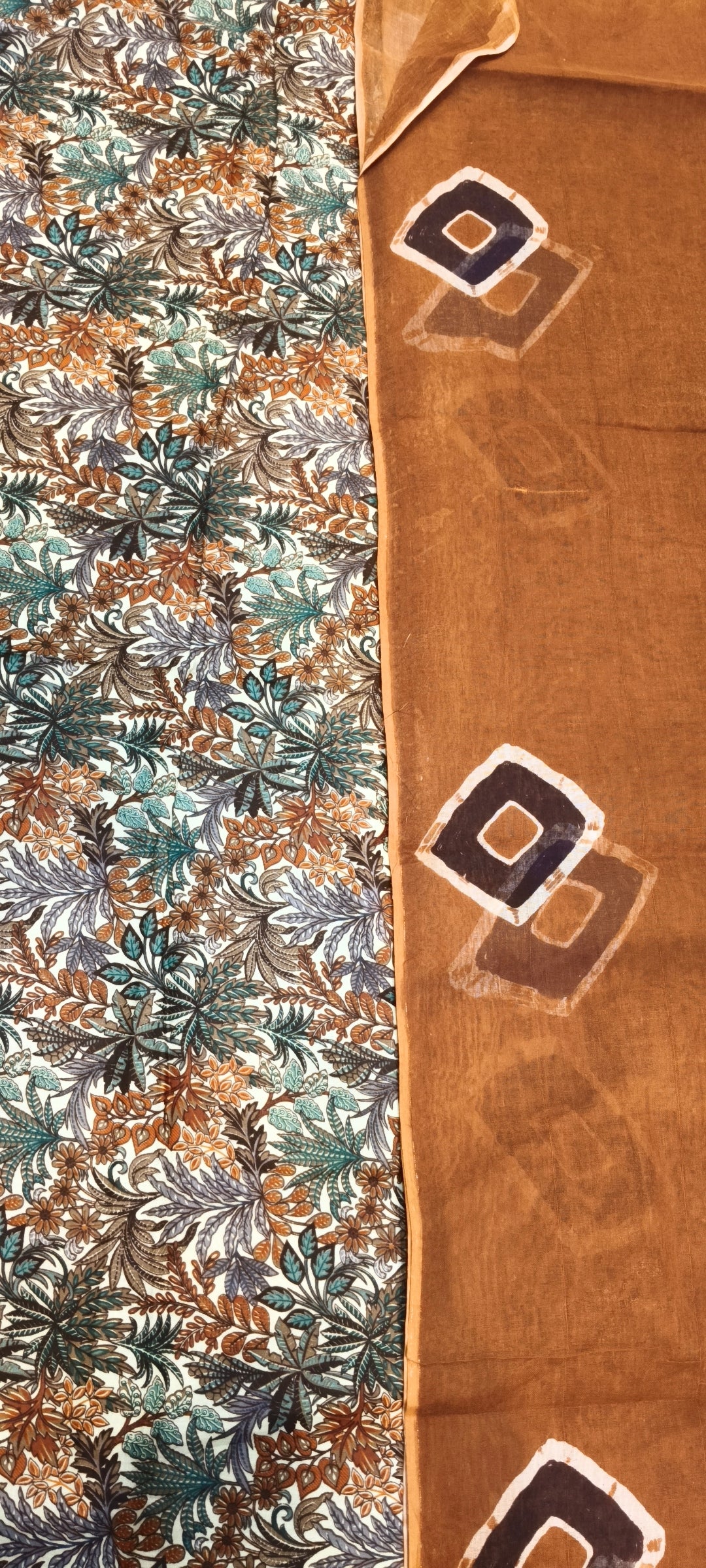Fauji Print Cotton Fabric & Odhni Combo | Unstitched Dress Material | All India Delivery