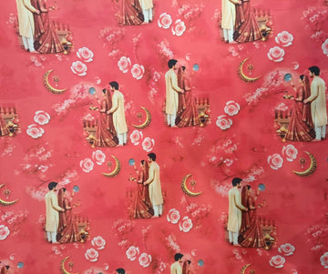 Karwa Chauth Rajputi Poshak Fabric in BSY – Rajan Odhni