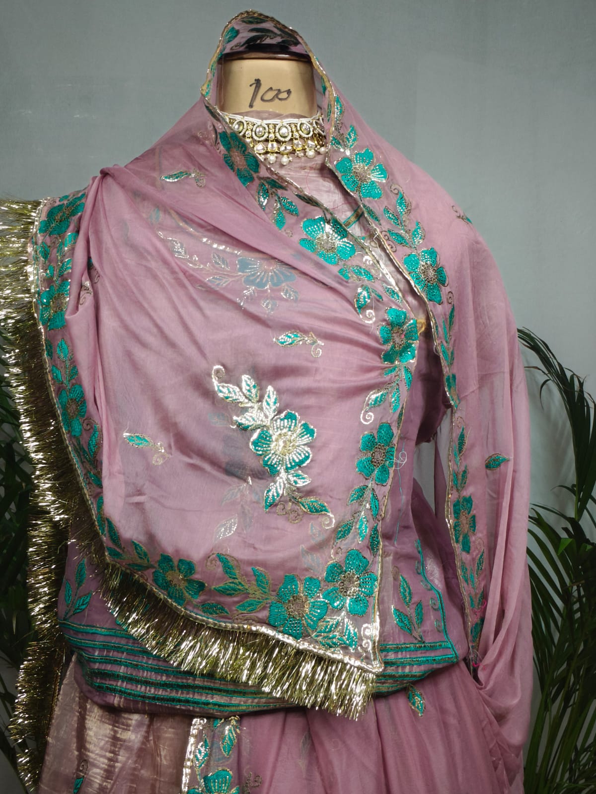 Rajputi Poshak - Sequin Zari And Thread Embroidery - Piyaji
