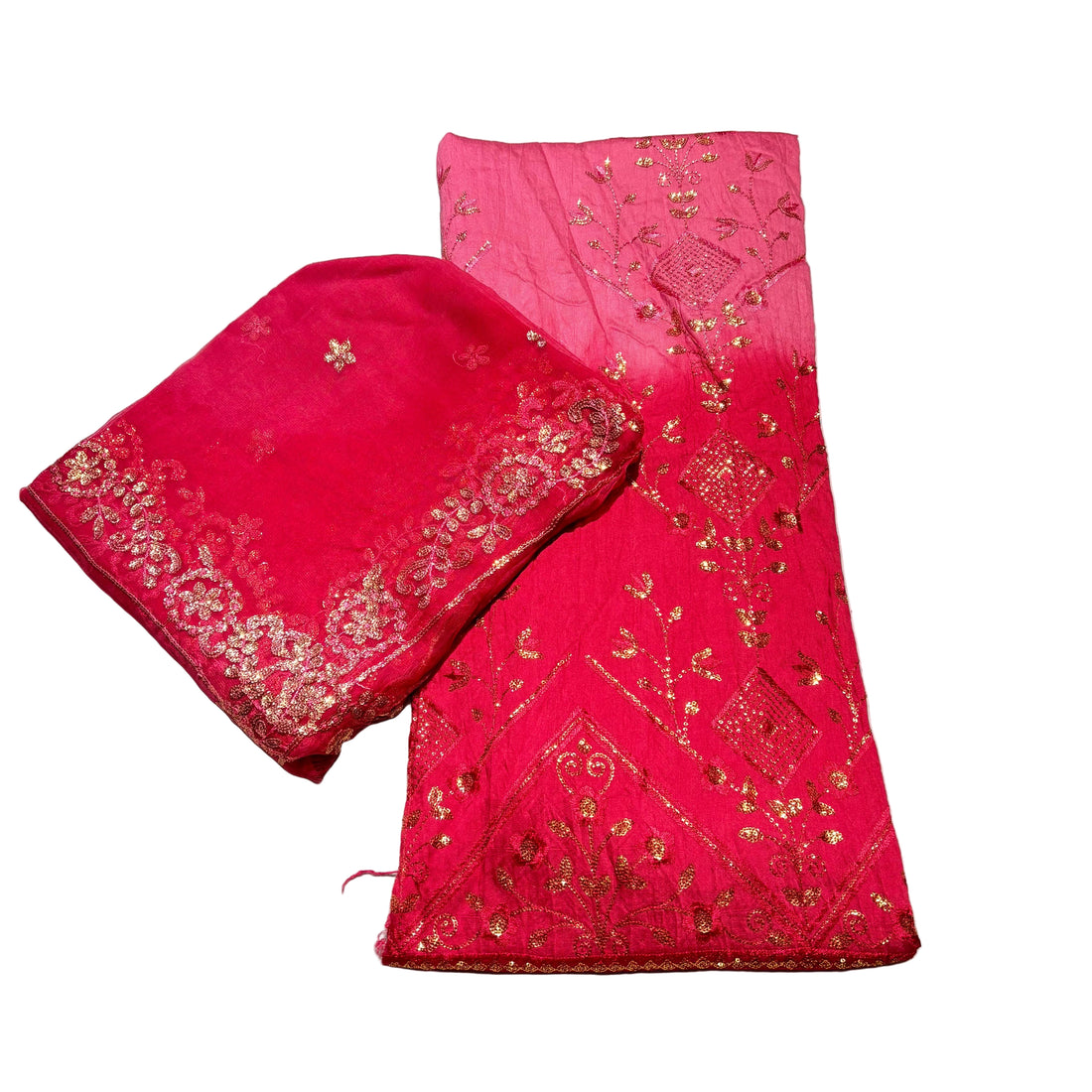 Rajputi Poshak – Zari Sequence Cotton with Tora Odhni – Ganga Rajputi Poshak, Bikaner